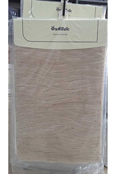 Özdilek 2-dijelna prostirka za kupatilo - set za WC šolju, pamuk, nežno bež