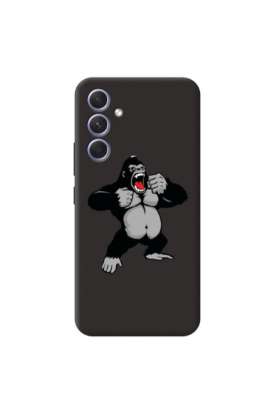 Other Samsung A36 Angry Gorilla2 Black Colored Silicone TPU Θήκη