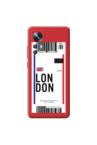 Other Xiaomi Mi 12 London Arrival Red Colored Silicone TPU Θήκη