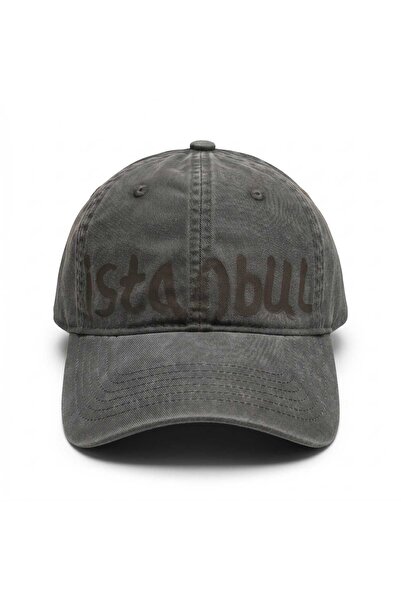Aware Time Unisex Özle Washed Denim Cap Hat