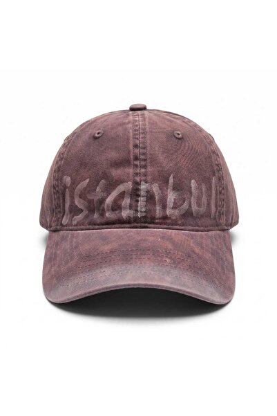 Aware Time Unisex Özle Washed Denim Cap Hat