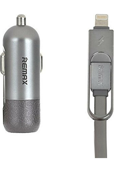 Remax Φορτιστής αυτοκινήτου Finchy 3.4 A με μία θύρα: 1 x USB με καλώδιο Ligh...