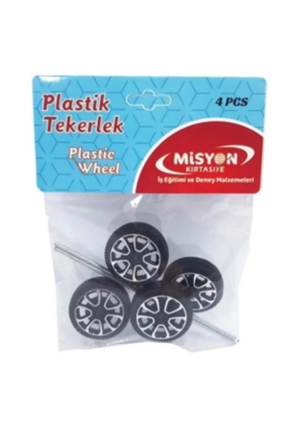 Misyon Plastik Maket Tekerlek Seti 4Lü - 2 paket