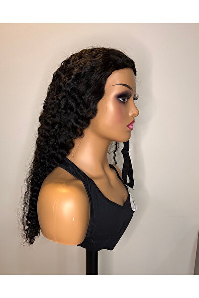 Store Burmese Curly Half Wig - Burma Kıvırcık Yarım Peruk %100 Gerçek İnsan S...