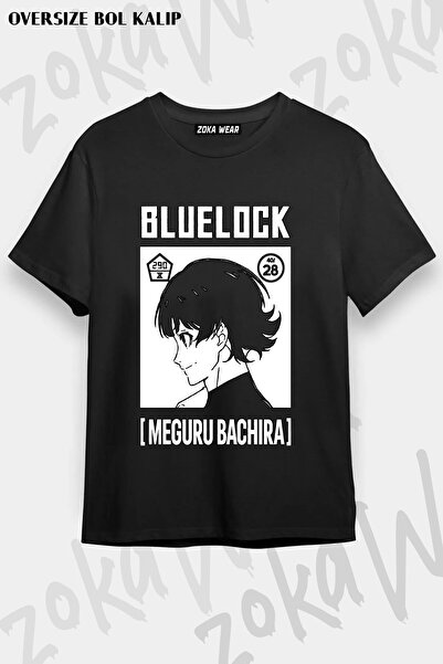 ZOKAWEAR Unisex Loose Fit Bachira Meguru V3 Printed T-Shirt
