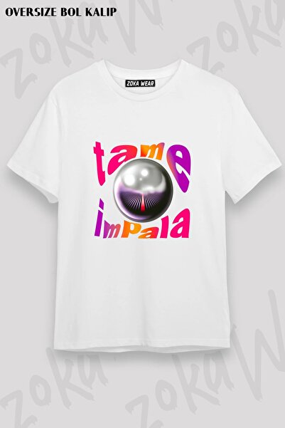ZOKAWEAR Μπλουζάκι Unisex Loose Fit με στάμπα Tame Impala v1