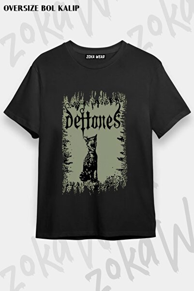 ZOKAWEAR Μπλουζάκι Unisex Loose Fit με στάμπα Deftones v8