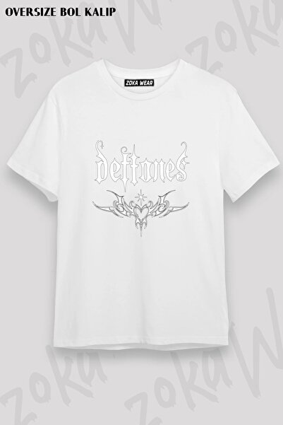 ZOKAWEAR Μπλουζάκι Unisex Loose Fit Deftones v12 με στάμπα