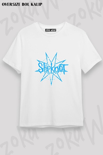 ZOKAWEAR Μπλουζάκι Unisex Loose Fit Slipknot v26 με στάμπα