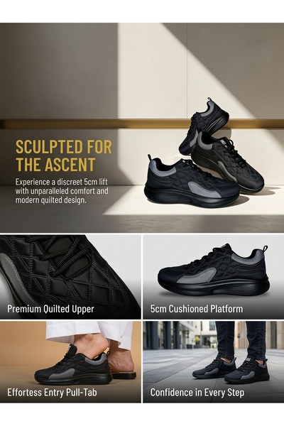 ArabTread Men's Fashion Sneakers - Unique Italian Design with Ergonomic Desig...