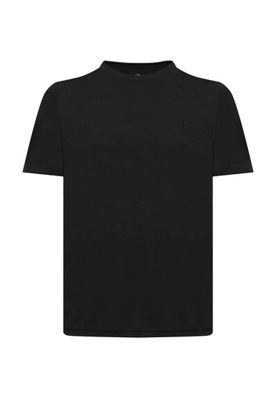 lumberjack MB CT102 C NK T-SH 6FX Μαύρο Ανδρικό T-Shirt A102064379