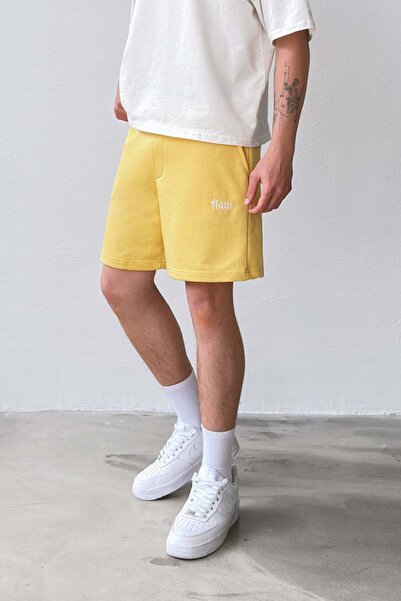 Flaw Wear Flaw Embroidered Elastic Waist Shorts