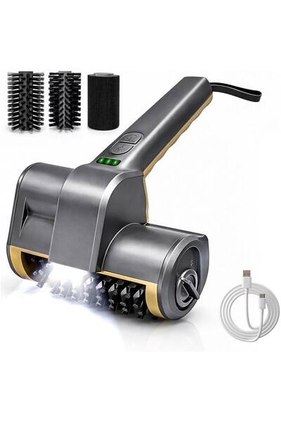 TRANSPAK Perie electrica pentru curatat gratare, 3 viteze, 3 capete de perie ...