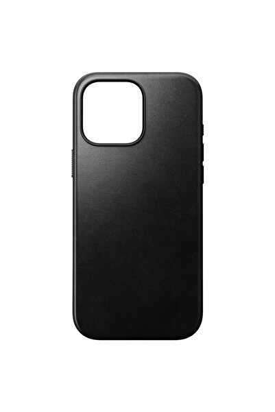 Nomad Husă modernă din piele MagSafe pentru iPhone 16 Pro Max, Negru Horween