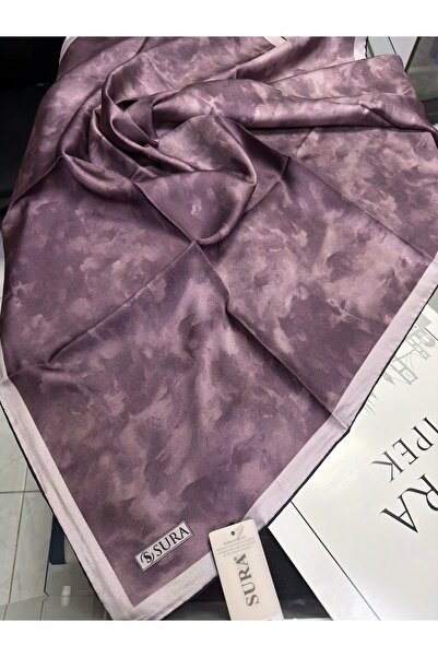 SURA Cloud Pattern Twill Silk Scarf