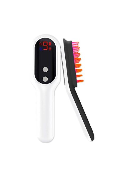Generica Electric Scalp Massage Comb with Red/Blue Light Therapy - 9 Vibratio...