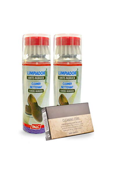 Palc Set de curatare, spuma de curatare pentru piele intoarsa si nubuc 200 ml...