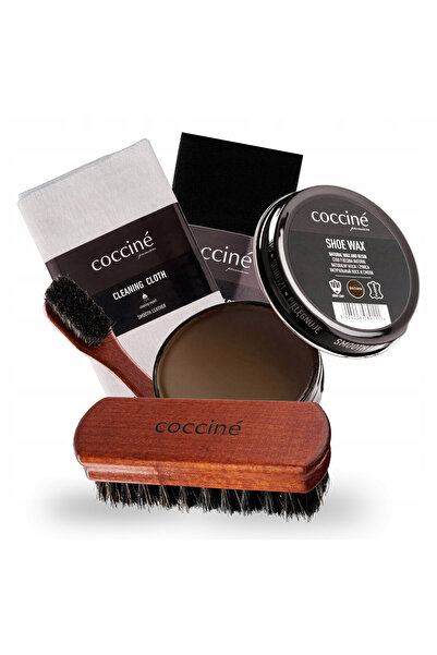 Coccine Set de ingrijire a incaltamintei, Coccine, crema de pantofi maro 40 m...