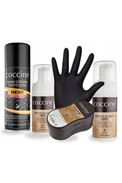 Coccine Kit de curatare a incaltamintei, Coccine, Nubuck Cleaner, 100 ml x 2,...