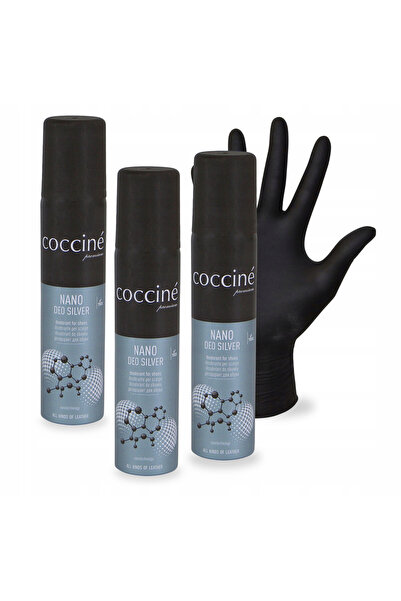 Coccine Set, Coccine, nano deo silver, 3 x 75 ml, deodorant pentru incaltamin...