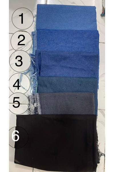 EGE DESIGN Washed Denim Pieces 150 in Length 150/160 in Width 8/9/10 Ounces