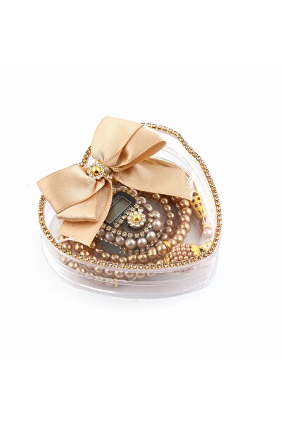 EFEAKS Stone Heart Box Zikirmatik Prayer Beads Set