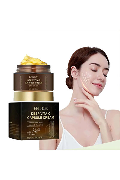 EELHOE Deep Vitamin C Golden Capsule Face Moisturizer, Korean Skin Care Capsu...