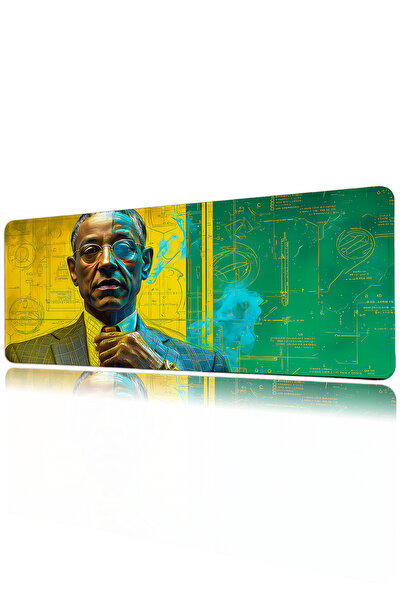 Halura Gustavo Fring Breaking Bad Desenli Dijital Baskılı Oyuncu Mousepad XXL...