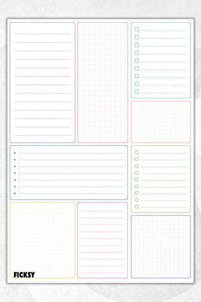 Ficksy Timeless Multi-Purpose Daily Weekly Monthly Planner - A4 Size To Do - ...