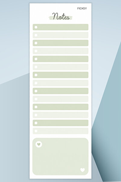 Ficksy To-Do List - 50 Sheets - 10.5*29.7 cm - to Do List - Checklist - Check...