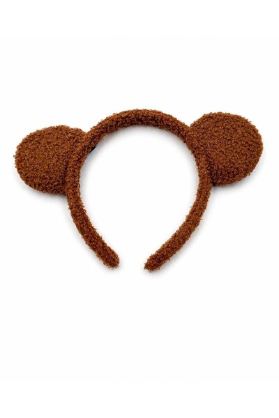 MD Moda Accessories Teddy Ear Bow Detailed Crown