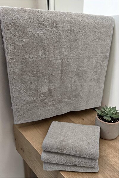 HAVLULAND 4 ADET AHFA HOME MOKA RENK 50X90 CM %70 BAMBU %30 PENYE YUMUŞACIK Y...