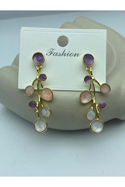 BİJU YILMAZ Pink grape cluster earrings - 26vipk36