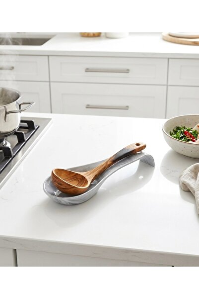 LUCES DESİGN Marble Patterned Plastic Scoop Mat