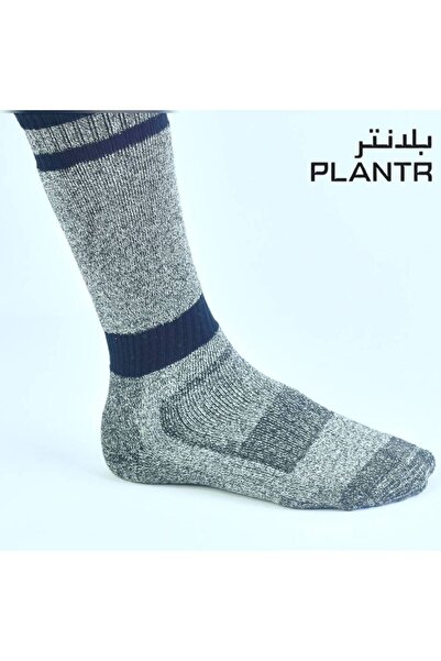 OEMS جورب ثقيل طويل لون رصاصي