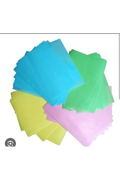 hediyehobihersey Sarı A4 Yenilebilir Gofret Modelleme Kağıdı Wafer Paper 5 li