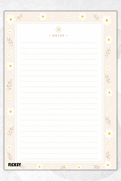 Ficksy A4 Notepad Lined Notebook - 50 Sheets - Memopad - Notepad - Notepad - ...