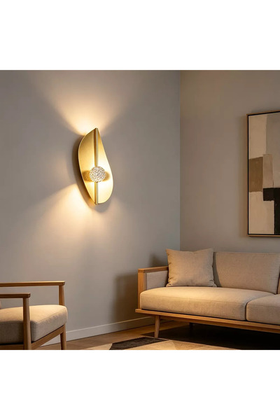 HAMER Triple Led Gold Wall Sconce - 5W