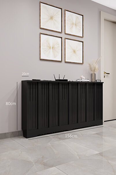 ENDLESS SHOPPİNG Petek Kaplama Modern Radyatör Kapatma Ünitesi Ön Panel MDF T...