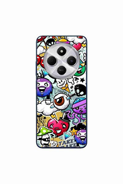 OEM Husa compatibila cu Xiaomi Redmi 14C Silicon Gel Tpu Model Pop Art Graffiti