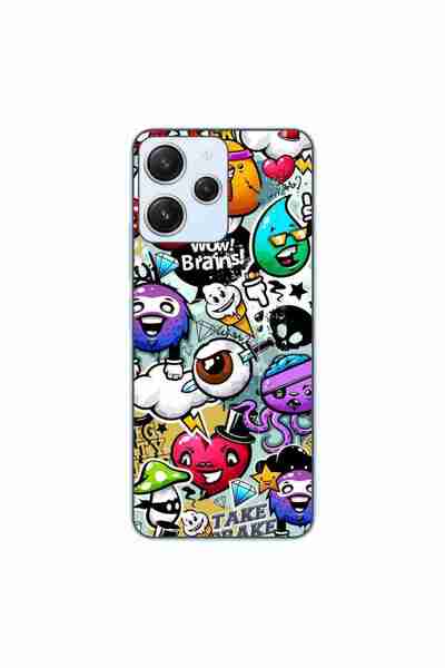 OEM Husa compatibila cu Xiaomi Redmi 12 4G Silicon Gel Tpu Model Pop Art Graf...