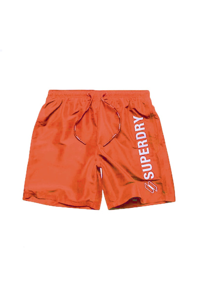 SUPERDRY Șorturi de baie pentru bărbați Mens Code Applique, 19 inch, mărimea S