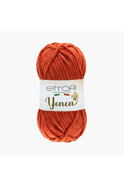 Etrofil Νήμα Πλεξίματος Yonca Velvet Fire Orange 100% Πολυεστέρας 100γρ 120μ ...