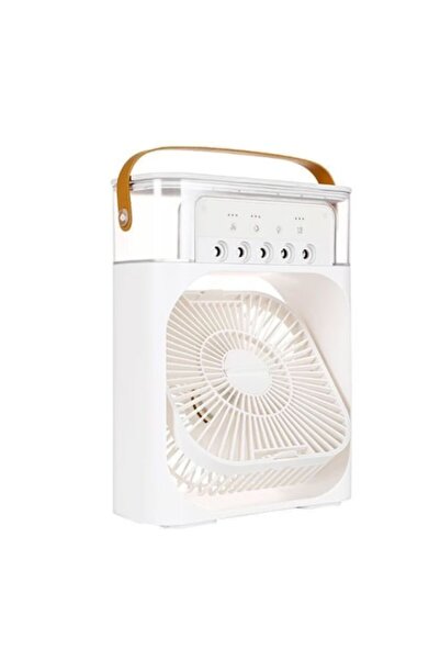 Trendily Ventilator umidificator cu pulverizare, mini, 5 viteze, alb, 15.8x7....