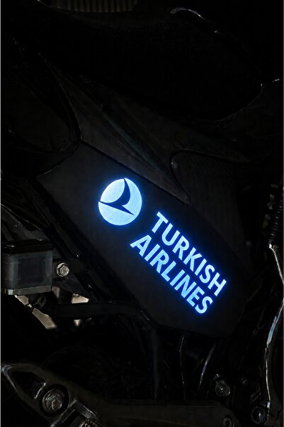 Banxtre Reflective Thy Turkish Airlines Sticker Label for Motor-Car-Helmet (1...