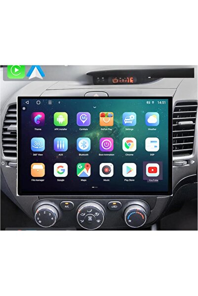 Carplayer شاشة أندرويد لسيارة كيا سيراتو مقاس 13 بوصة موديل 2013-2017 مع دعم ...
