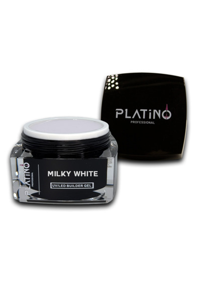 PLATINO Professional Gel UV Constructor ALB LĂPTOS 3 ÎN 1 15G