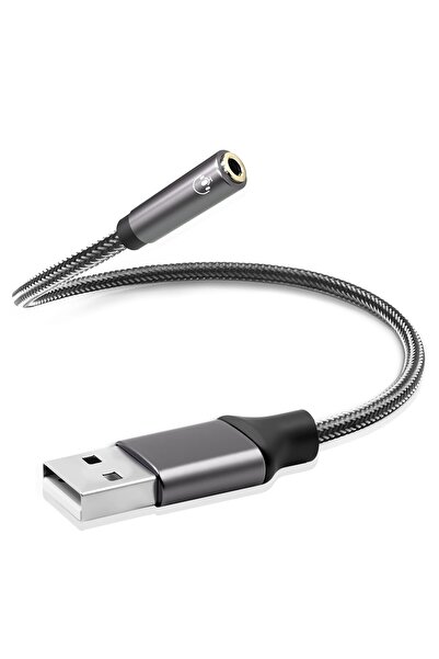 Duttek Adaptor Audio USB la Jack 3.5mm, Duttek, Sunet Hi-Fi, Cupru împletit, ...
