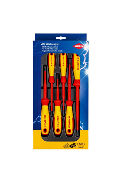 Knipex SET DE ȘURUBELNIȚE IZOLATE 6 BUCĂȚI 00 20 12 V02