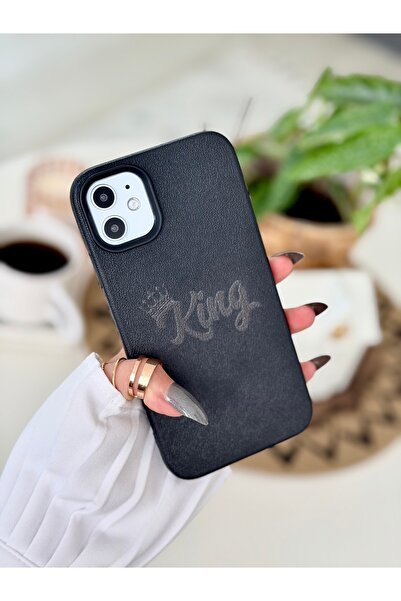 Go Aksesuar Iphone 11 Uyumlu KİNG Tasarımlı Baskılı Esnek Silikon Kılıf